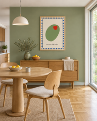 Lifestyle: dining room — A 1960s flat-roof modernist house in Blackheath, London — Span estate, clean lines, floor-to-ceiling glazing, original parquet.