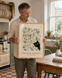 Lifestyle: kitchen — A Victorian mid-terrace in Bristol — picture rails, original cornicing, sash windows with deep reveals, and painted tongue-and-groove kitchen units in a warm heritage palette.