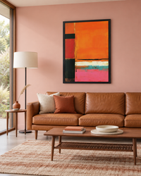 Lifestyle: living room — 1960s flat-roofed modernist house on a Blackheath estate — timber-framed, floor-to-ceiling glazing, open-plan living, owned