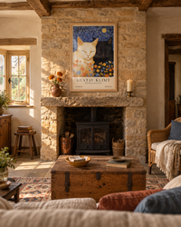 Lifestyle: living room — A Cotswolds limestone cottage in Chipping Campden, Gloucestershire — low-beamed, limewash-plastered, casement-windowed and gently layered over many years.