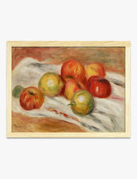 Apples and Citrus by Renoir Art Print Oak