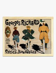 Georges Richard Vintage Ride Art Print Oak