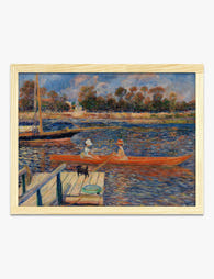 The Seine at Argenteuil – Renoir Art Print Oak