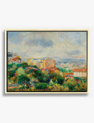 Montmartre View by Renoir Canvas Print Oak