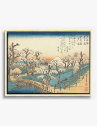 Plum Orchard in Winter – Hiroshige Canvas Print Oak