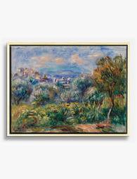 Renoir Provençal Landscape Canvas Print Oak