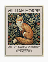 Morris Fox Art Canvas Print Oak