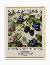 Morris Blueberry Textiles Canvas Print Oak