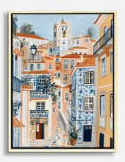 Lienzos de escenas urbanas