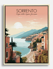 Coastal Village Canvas Prints