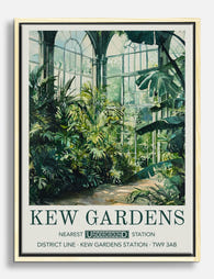 Kew Gardens Retreat Canvas Print Oak