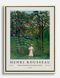 Rousseaus Enchanted Forest Canvas Print Oak