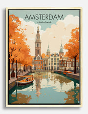 Vintage-Architektur Leinwandbilder