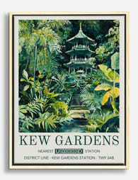 Tranquil Kew Gardens Canvas Print Oak