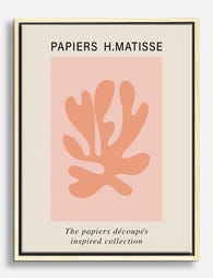 Matisse Botanical Cutout Canvas Print Oak