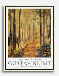 Klimts Enchanted Forest Canvas Print Oak