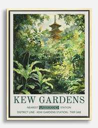 Kew Gardens Retreat Canvas Print Oak