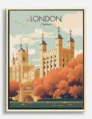 London Vintage Canvas Prints