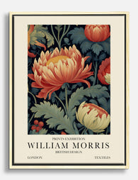 William Morris Botanical Bloom Canvas Print Oak