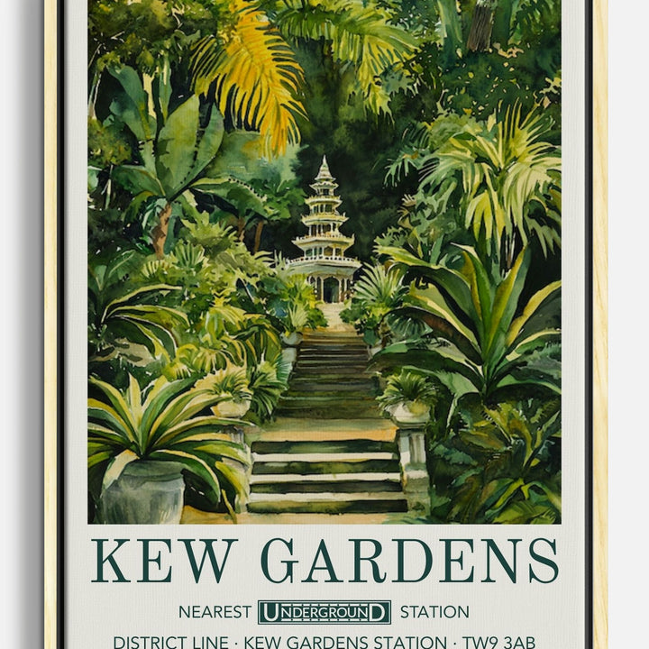 Vintage Pagoda Canvas Prints