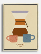 Coffee Time Charm Canvas Print Oak