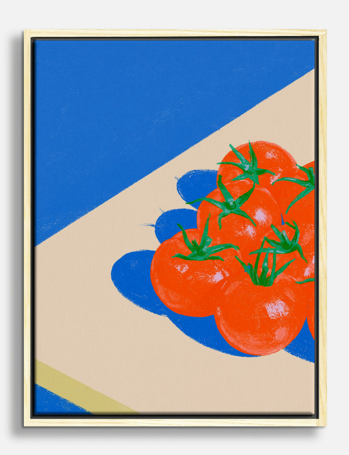 Summer Tomatoes Canvas Print Oak