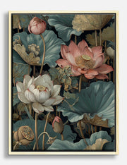 Lienzos de nenúfares