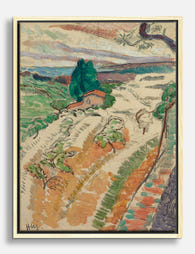 Matisses St. Tropez Canvas Print Oak