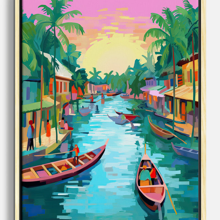 Scènes de marché Tableaux sur toile