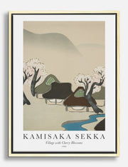 Lienzos de cerezos en flor