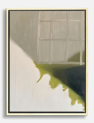 Soft Summer Window Glow Canvas Print Oak