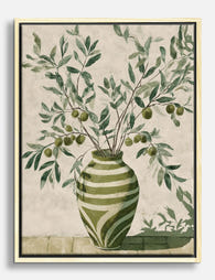 Olive Branch Harmony Canvas Print Oak