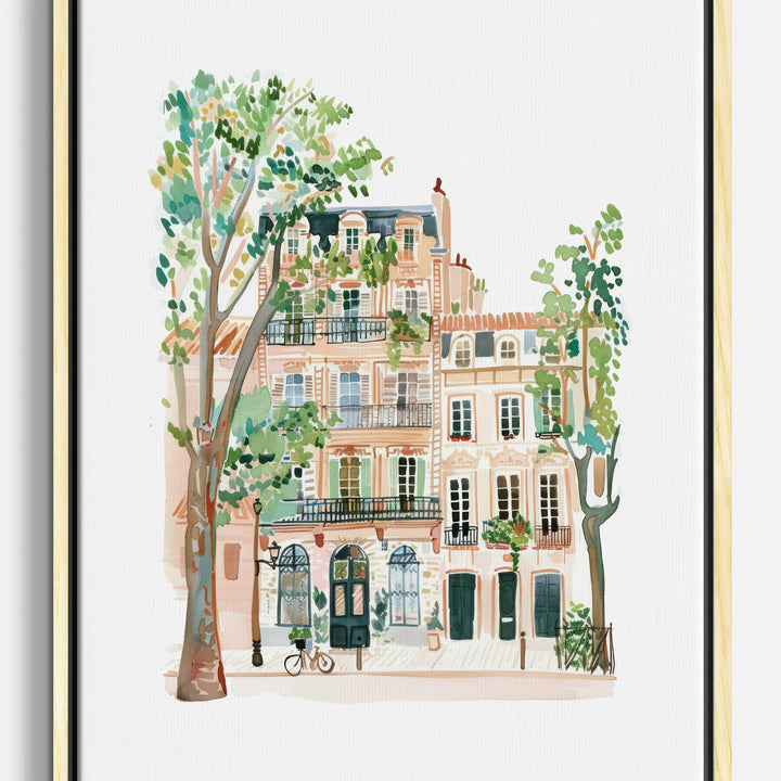 Vintage Cityscape Canvas Prints