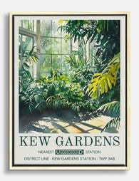 Kew Gardens Oasis Canvas Print Oak