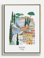 Lienzos impresionistas de Roma