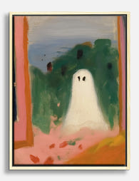 Matisse Inspired Ghost Canvas Print Oak