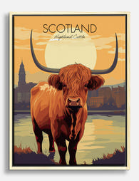 Highland Majesty Canvas Print Oak