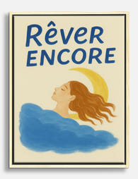 Dream Again Canvas Print Oak