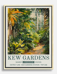 Lush Kew Gardens Canvas Print Oak