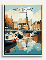 Vintage-Architektur Leinwandbilder