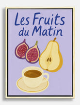 Morning Fruits Delight Canvas Print Oak