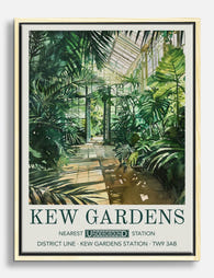 Lush Kew Gardens Canvas Print Oak
