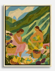 Market Canvas Prints