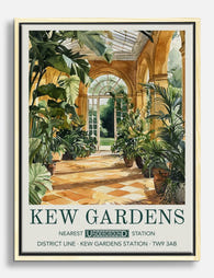 Kew Gardens Retreat Canvas Print Oak