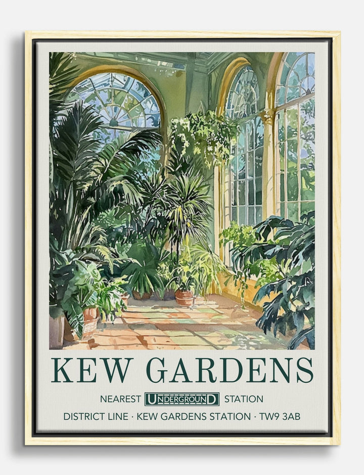 Kew Gardens Retreat Canvas Print Oak
