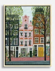 Vintage-Stadtansichten Leinwandbilder