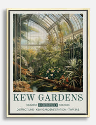 Botanical Haven Canvas Print Oak