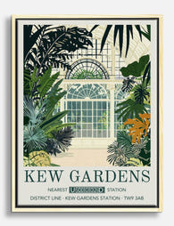 Kew Gardens Escape Canvas Print Oak