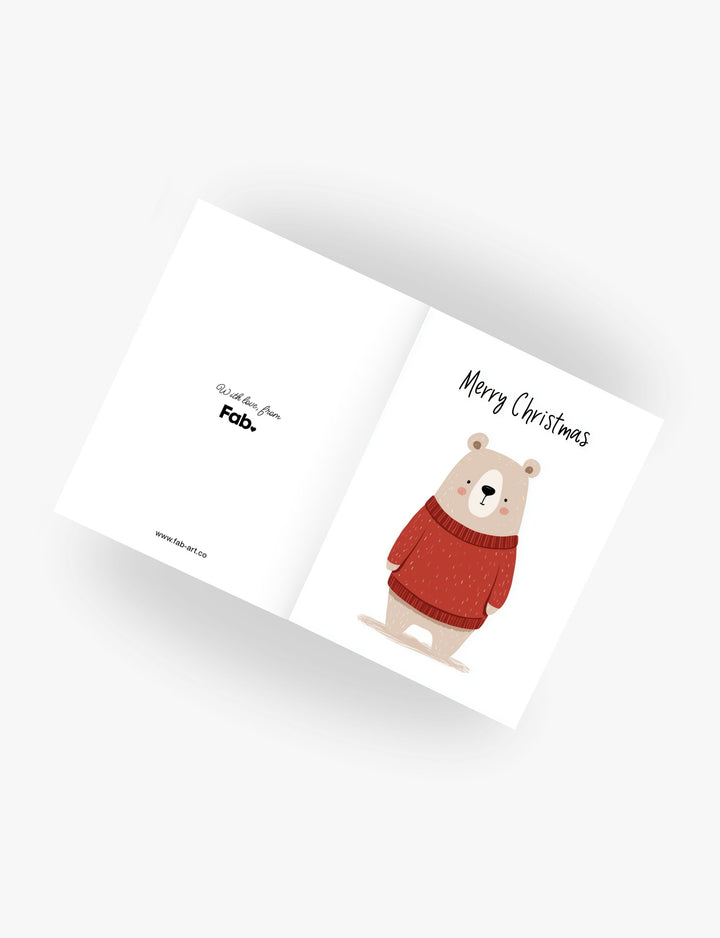 Christmas Bear Card