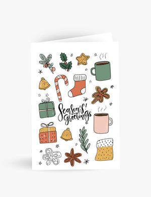 Season's Greetings Illustration Card